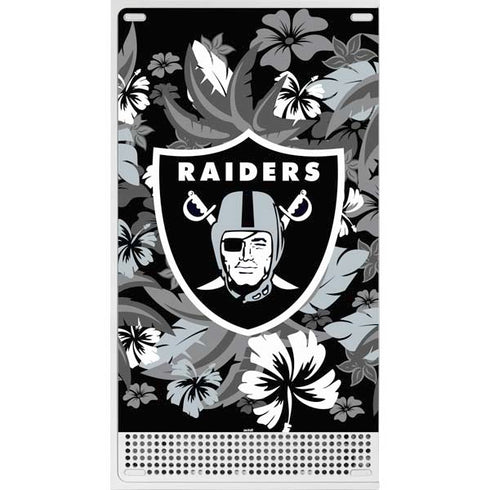 NFL Las Vegas Raiders Tropical Print Xbox Series S Console Skin